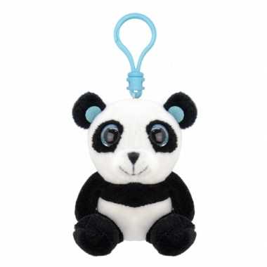 Pluche knuffel panda sleutelhanger kopen
