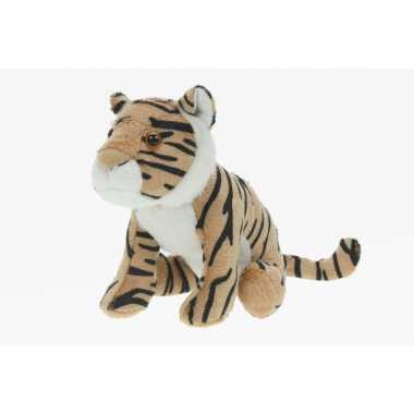 Pluche tijger knuffeldier bruin speelgoed kopen
