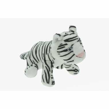 Pluche tijger knuffeldier wit speelgoed kopen