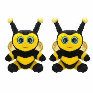 X stuks pluche bijen knuffel kopen
