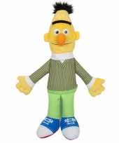Gele pluche bert sesamstraat knuffel pop kopen