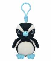 Pluche knuffel pinguin sleutelhanger kopen