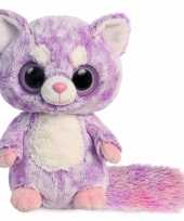 Pluche paarse panda knuffeldier kopen