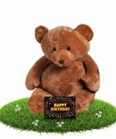 Verjaardagcadeau beren knuffel boris gratis verjaardagskaart kopen