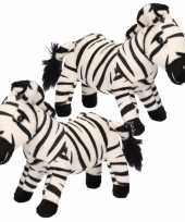 X stuks pluche zebra knuffeltje kopen