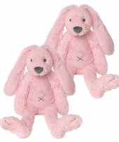 X stuks roze knuffel konijn roze kopen